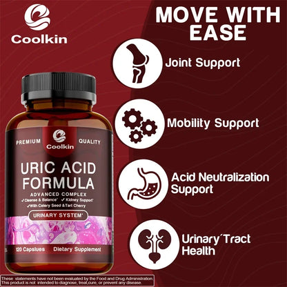 Uric Acid Cleanse Formula - Supports Uric Acid Cleansing, Joint Health, Immunity Enhancement, and Metabolism Promotion