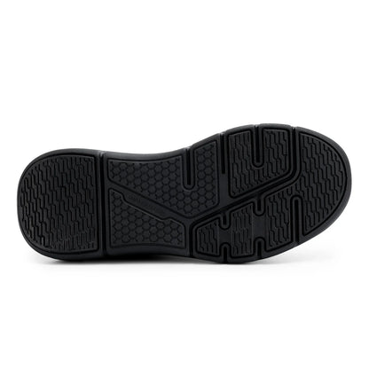 Fitville Men'S Slip-On Shoes Wide Width Leather Casual Shoes Lightweight For Swollen Feet With Arch Support Pain Relief