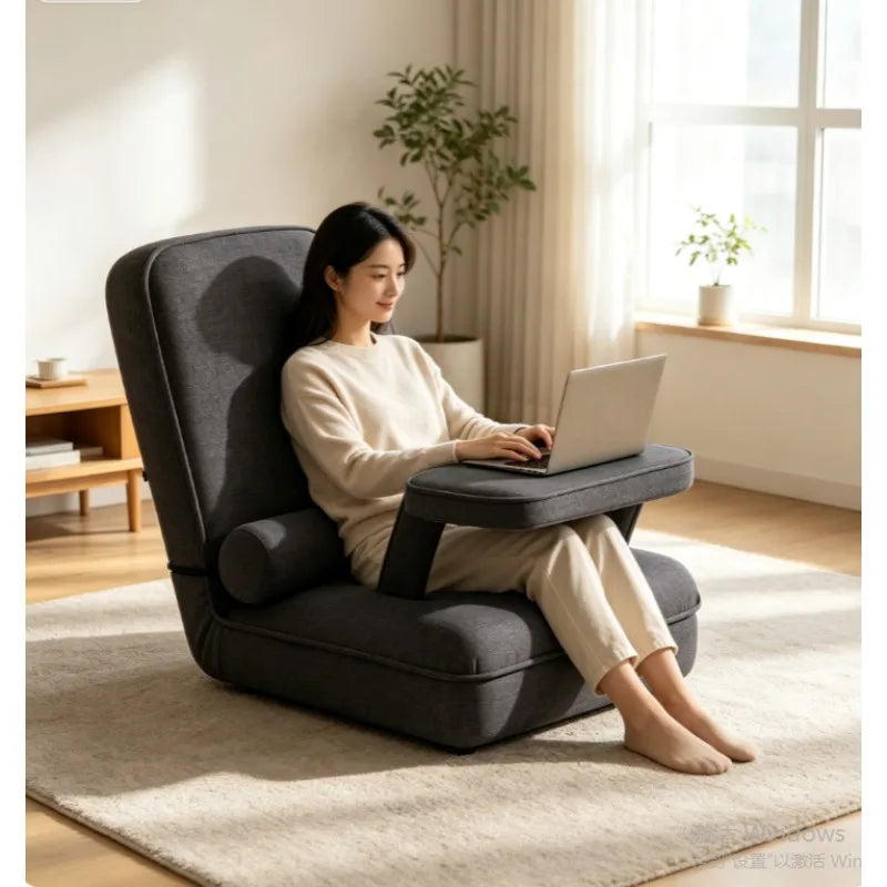 Lazy Sofa Computer Chair Bedroom Small Sofa Chair Ergonomic Tatami Seat