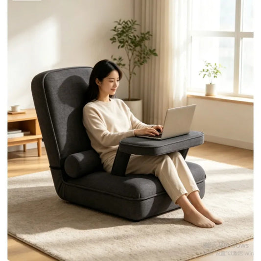 Lazy Sofa Computer Chair Bedroom Small Sofa Chair Ergonomic Tatami Seat