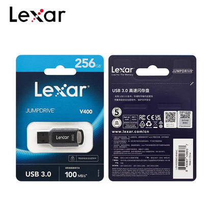 Original Lexar JumpDrive V400 USB 3.2 Stick 32GB 64GB 128GB 256GB USB Pen Drive Memory Stick U Disk For Computer