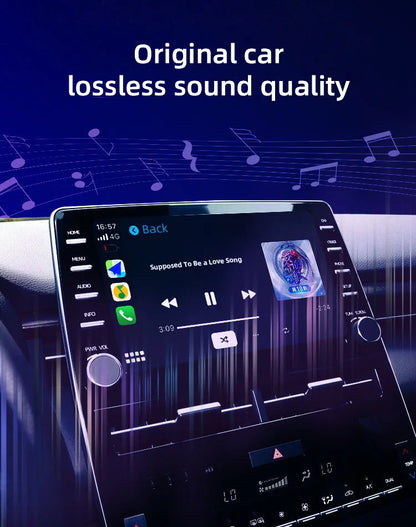 TIMEKNOW Wireless CarPlay Adapter for Apple iPhone Wired to Wireless Carplay Dongle Plug And Play USB Connection Auto Car Dongle