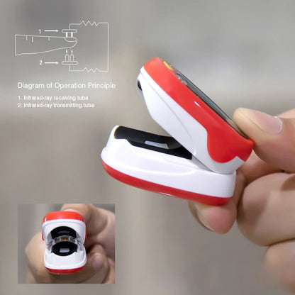 Rechargeable Child Finger Pulse Oximeter TFT Display Strap Lanyard Blood Oxygen Saturation Meter Children Kids Oximetro SPO2
