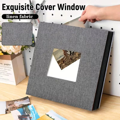 Linen large Photo Album Scrapbook 200/300/600 Pockets for 4x6 Photos Slip-in memory books Wedding Baby Family Anniversary Photo