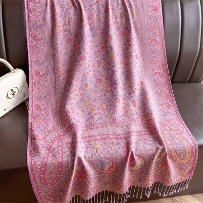 Luxury Winter Scarf Women Cashmere Warm Pashmina Brand Foulard Female Shawls Wraps Thick Soft Bufanda Poncho Scarves Stole 2025