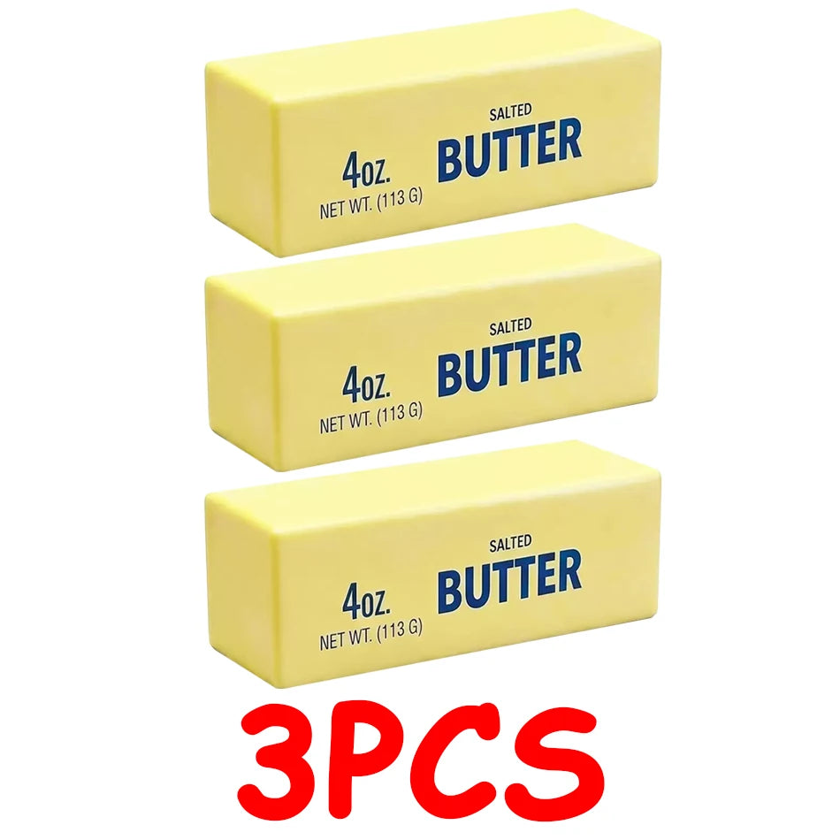 In Stock Butter Stick Squishy Toy Slow Rising Squeeze Toy Butter Bar Brick Squishy Fidget Toy Anti Stress Release Relax Gift