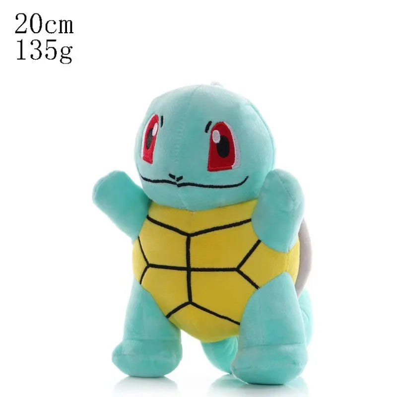 Cute Pikachu Plush Toy Pokemon Charmander Squirtle Bulbasaur Stuffed Doll Eevee Scorbunny Gengar Snorlax Christmas Gifts