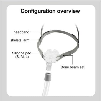 Resoxy Cpap Nasal Pillows Mask exchange Resmed Airfit P10 Sleep Apnea Nose Mask For Cpap&Bipap With S/M/L 3 Sizes Silicone