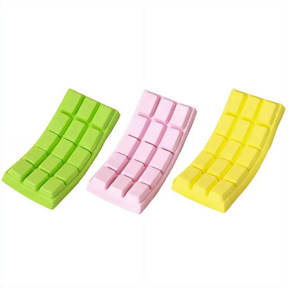 PU Soft Simulated Chocolate Squeeze Toy - Slow Rebound Stress Reliever for Office, Hand Relaxation, Desk Decor Gift