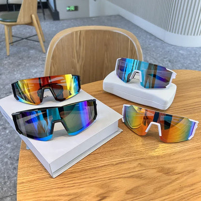 Oversized Outdoor Cycling Sunglasses UV Protect Glasses Bike Eyeglasses Sun Shades Sports Fishing Glasse Goggles UV400