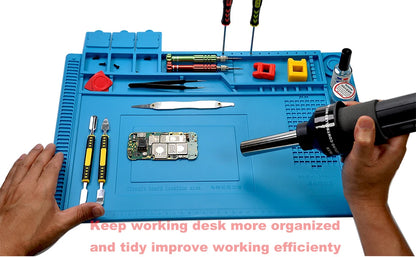 Repair Pad Insulation Heat-Resistant Soldering Station Silicon Soldering Mat Work Pad Desk Platform for BGA Soldering Station