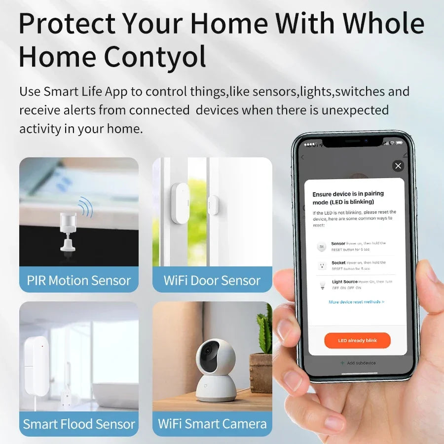 Tuya Smart Multi Mode ZigBee Gateway Wireless Smart Home WiFi Bluetooth Hub Bridge Smart Life APP Control Alexa Google Assistant