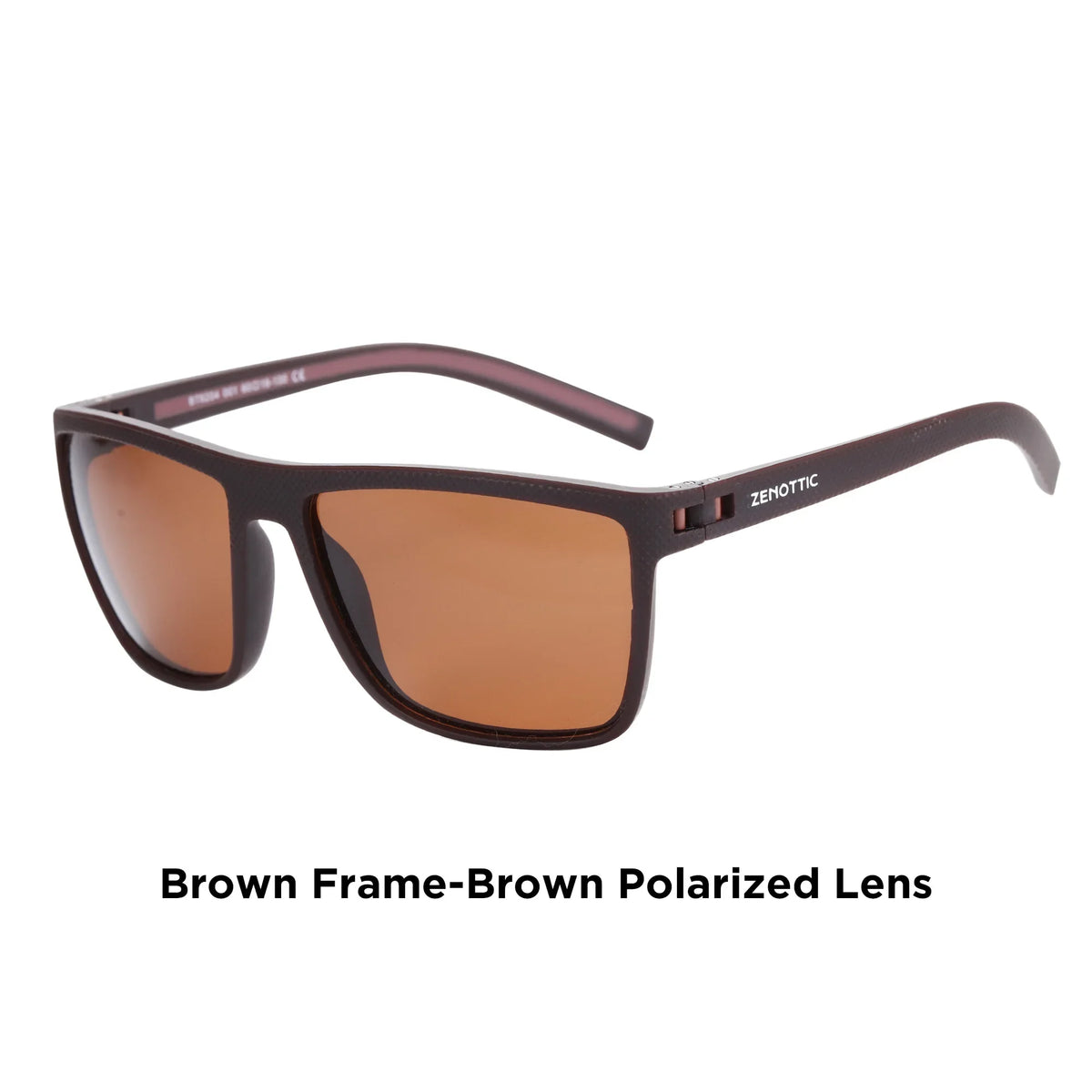 ZENOTTIC Retro Polarized Sunglasses for Men Lightweight TR90 Frame UV400 Protection Square Sun Glasses Night Vision Goggles