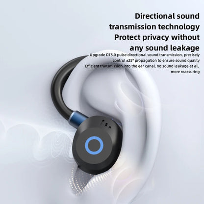 Douszne słuchawki bezprzewodowe K09 z serii Sport, typu Dual Wear, stereo, o długiej żywotności baterii, wodoodporne (do pływania), Bluetooth