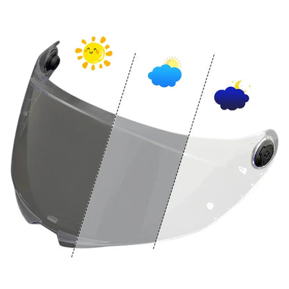 Helmet Visor goggles hromic Tea black Automatically Darkens Lens For MT Thunder 4 SV MT-V-28B Helmet Photochromic Visor