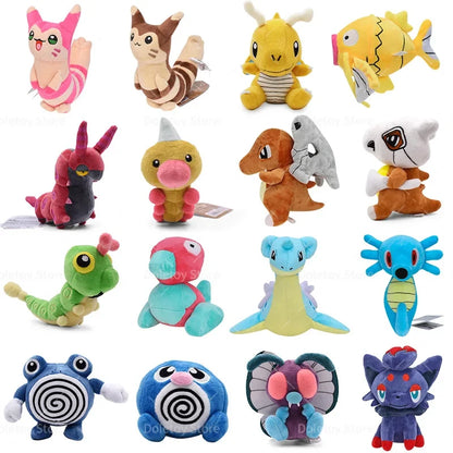 40 Styles Pokemon Plush Toys Cubone Butterfree Caterpie Weedle Garchomp Litwick Furret Stuffed Animal Anime Dolls Birthday Gift