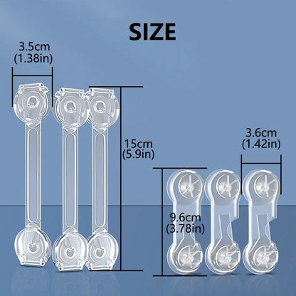 Baby Protect Cabinet Protection Against Children Security Locks Kid Protector Furniture Children Security Safety Drawer Locks