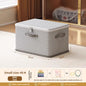 Lockable storage box, used for organizing clothes, blankets, toys in wardrobes, foldable password storage box