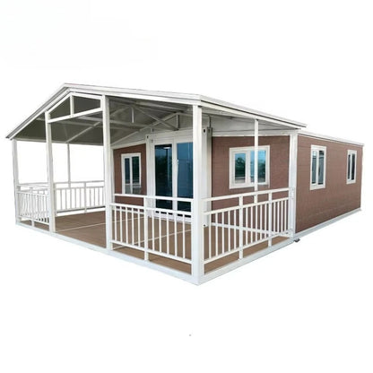 Customize Foldable Modular Expandable Container House 20ft 2 Bedrooms Bathroom Terrace with Roof Foldable House Collapsible Home