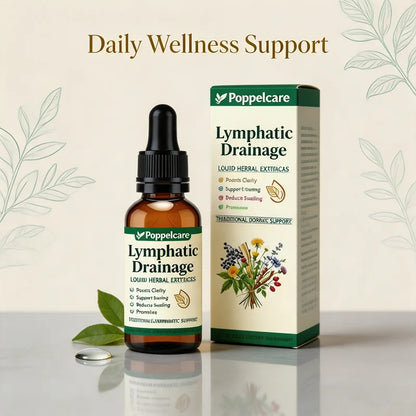 1-5pcs Natural Herbal Lymph Support Care Drops Lymphatic Drainage Oral Liquid Relieve Body Swelling Boost Energy