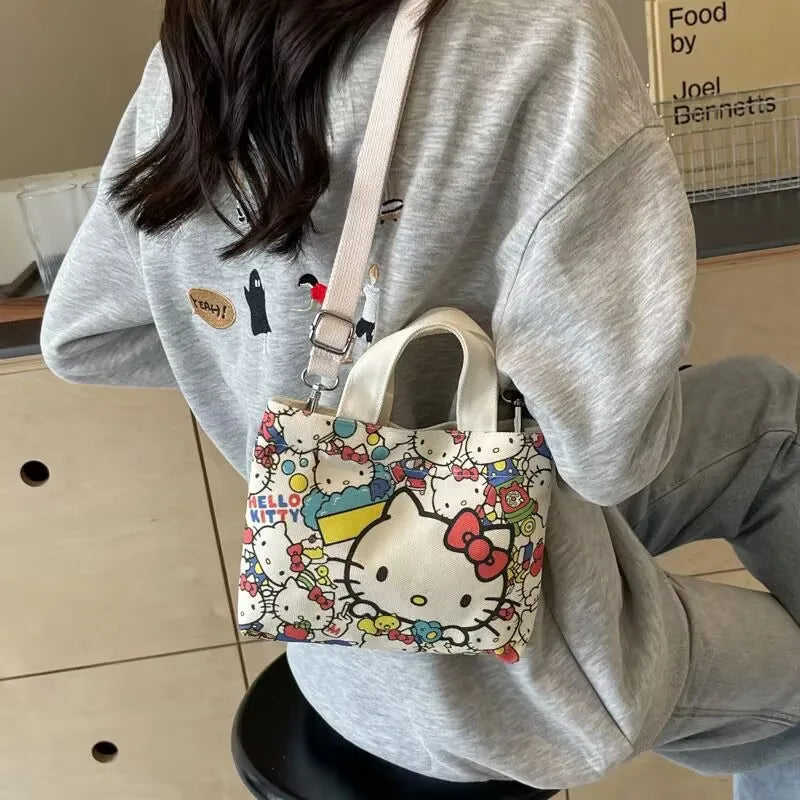 Sanrio Hello Kitty Single Shoulder Bag Fashion Handbag Casual Crossbody Bag