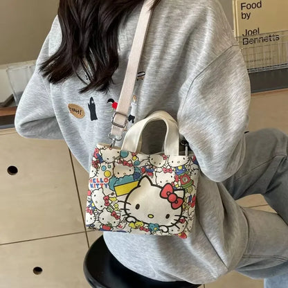 Sanrio Hello Kitty Single Shoulder Bag Fashion Handbag Casual Crossbody Bag