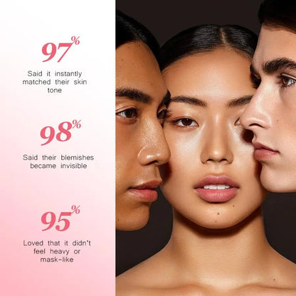 Color Changing Foundation Liquid Moisturizing Face Makeup Base Full Coverage Concealer Cream for Women Flawless Beauty Cosmetics