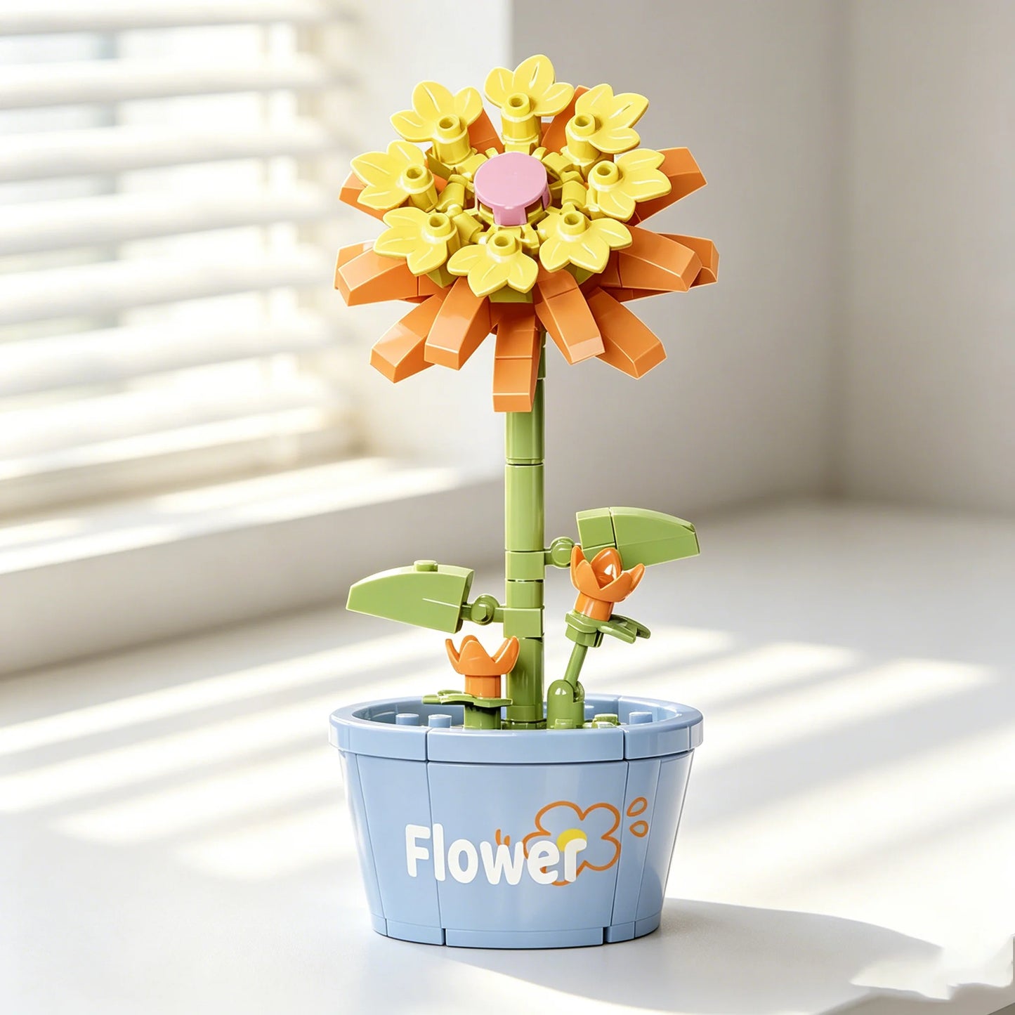 Bouquet Flower Mini Diy Building Block Toys for Children Bricks Blocks for Adults Constructor Micro Bricks Construction Set Gift