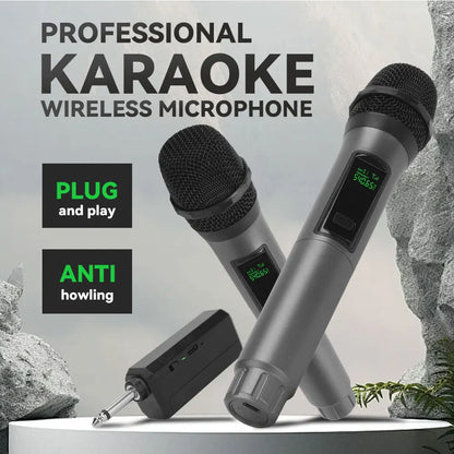 LMBGM W6 Professional Wireless Microphone with Rechargeable Battery, Ideal for KTV and Home Karaoke