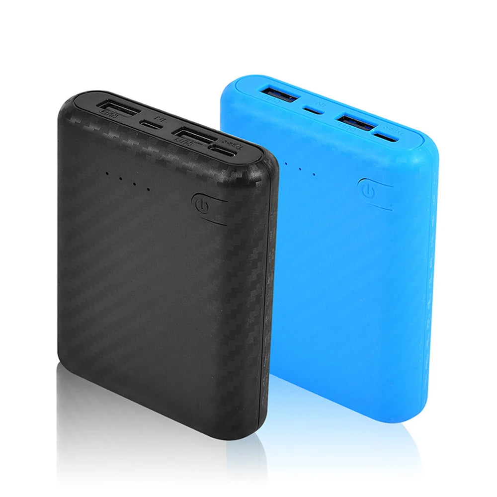 New Portable DIY Power Bank Box 4x18650 Battery Charger Case Fast Charging Case Solderless Power Bank Shell Batteries Charging