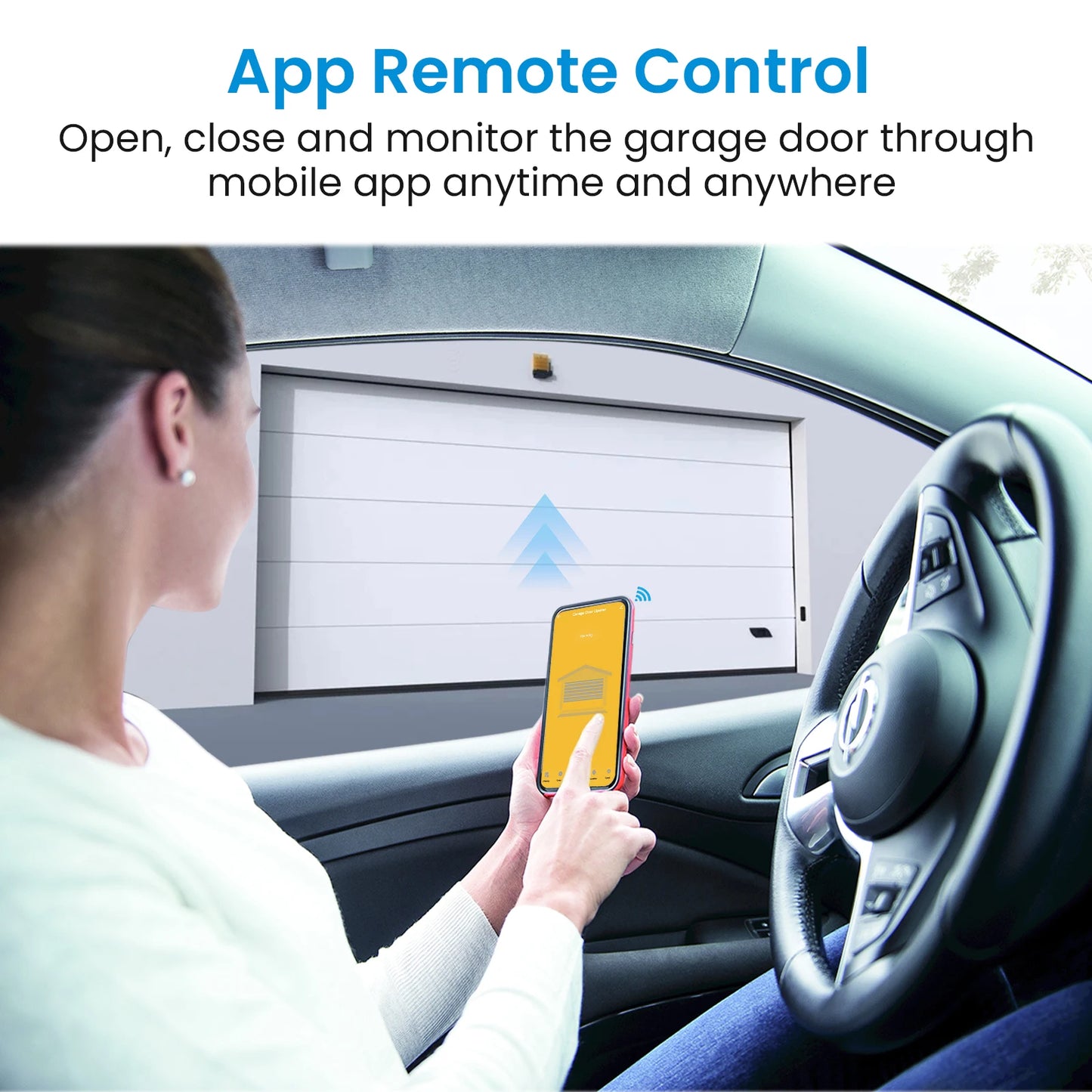 Tuya Smart Life Garage Door Wireless Door Sensor Opener Controller Contacts USB Charger Remote Control Google Assistant Alexa