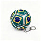 Football Keychain Fidget Toy Stress Relief Pendant Soccer Ball for Fan Portable Multi-National Team Souvenir for Car Key Handbag