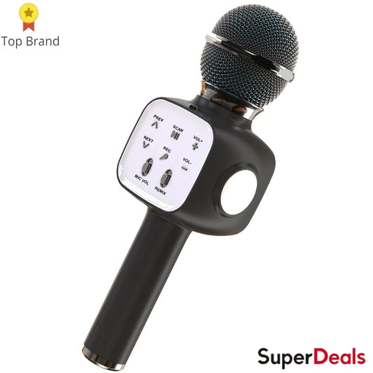 Microphone for Kids Child Microphones Wireless Bluetooth Karaoke Microphone Boys Girls Gift Birthday Thanksgiving Christmas