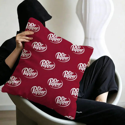 classic beverage brand Dr Pepper Pillow Anime Pillow Sofa Bed Head Pillow Cover Cushion Cover 45x45 cm Fashion