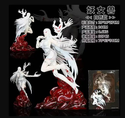 New Lady Devimon Anime Figures Digimon Figure 24cm Model Toys Collection Desk Ornament Pvc Decor Statue Custom Gifts