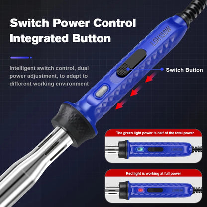 Intelligent High-Power Electric Soldering Iron 80W/300W Fast Heating  Alloy Solder Electric Soldering Iron