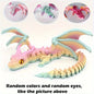 2026 New Hot Sale 3D Printed Big Horn Dragon Model Toy Articulated Joints Action Figure Party Decoration Craft Gift Wholesale