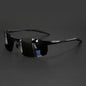 Classic Colorful Semi-Rimless Outdoor Polarized Sunglasses - Spring Hinge, UV400 for Driving, Fishing & Daily Use