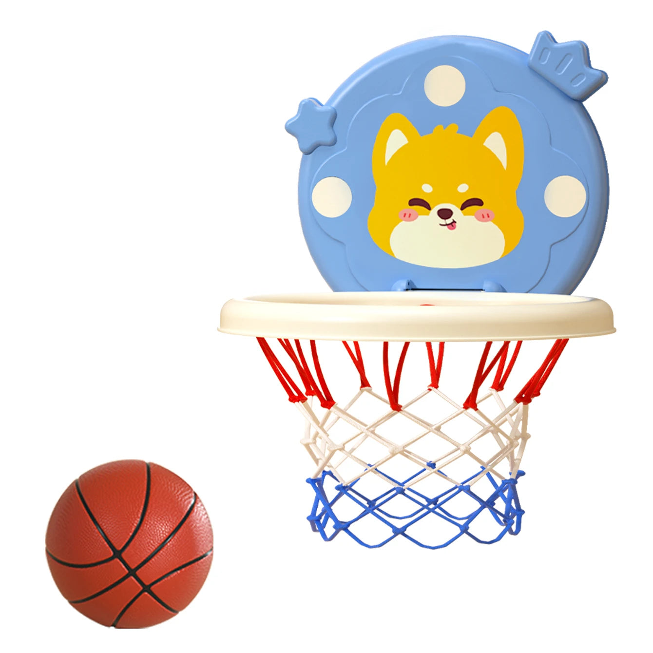 Children's basketball hoop, indoor shooting, hanging, foldable, parent-child interactive ball