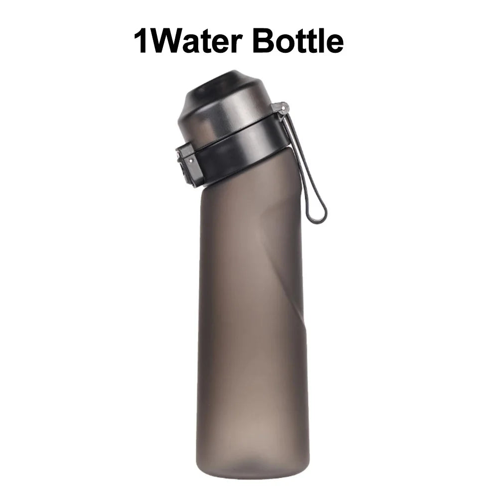 Motion Water Bottle with 1or7 Flavour Pods 650ML large capacity Sports Water Up Bottle Starter up Set New Fruit Fragrance