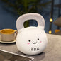 Cartoon Anime Creative Fitness Equipment Dumbbell Dolls Kawaii Kettle Bells Stuffed Plush Toys Children's Handmade Dolls Gifts
