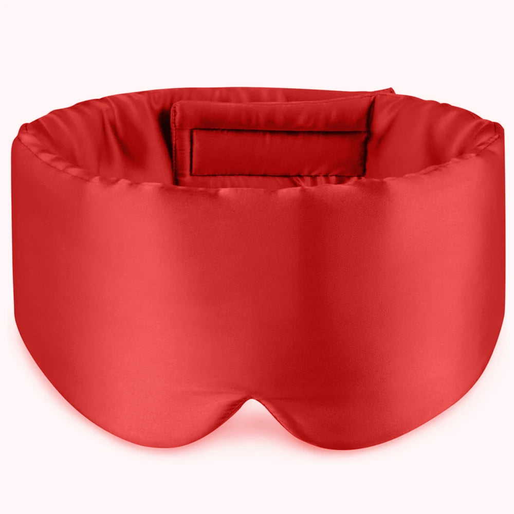 100% Mulberry Silk Sleeping Mask Eyepatch Blocking Light Eyemask Soft Padded Travel Sleeping Aid for Sleep Patch Slaapmasker