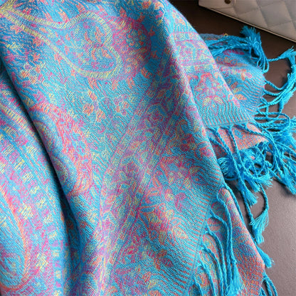 Luxury Winter Scarf Women Cashmere Warm Pashmina Brand Foulard Female Shawls Wraps Thick Soft Bufanda Poncho Scarves Stole 2025
