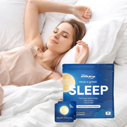 Gentle Safe Sleep Support Acupoint Patches Deep Relaxing Anti‑Insomnia Stickers Stress Fatigue Reliever Portable Sleep Aid Patch