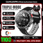 2026 New T-REX3 1100mAh Battery SmartWatch 10ATM Waterproof Compass Altitude HD Bluetooth call Sports Flashlight Smart Watch Men