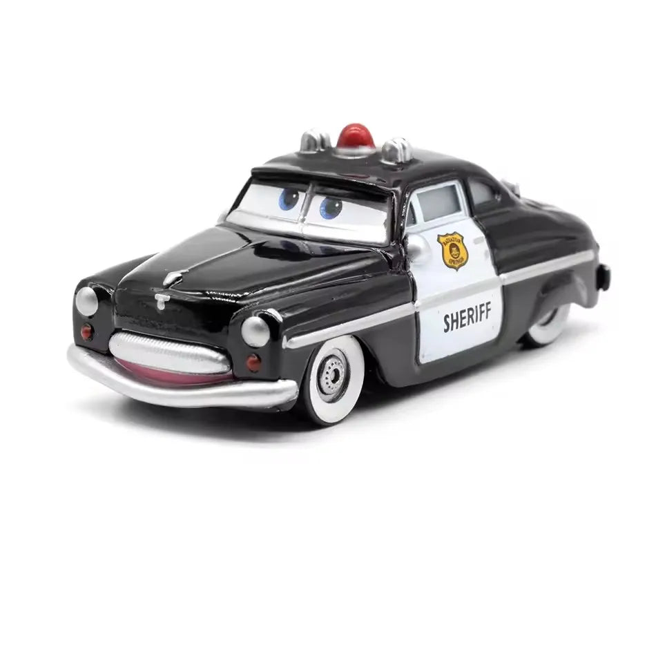 Disney Pixar Cars Lightning McQueen Storm Jackson Mack Container Truck 1/55 Ratio Die Casting Alloy Car Model Toys Truck Gifts