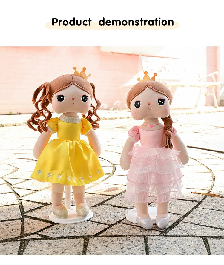 Original 38cm Metoo Angela Dolls Pink Sweet Fairy Tale Princess Cute Toy Beautiful Skirt Dolls Birthday Holiday Gifts For Kids