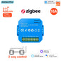 Smart Life ZigBee Switch Module Supports 2 Way Light Control Timing 16A KWh Energy Monitor Works with Tuya Google Home Alexa
