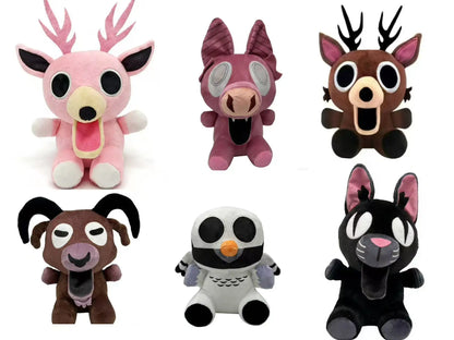 2026 New 99 Nights in The Forest Plush Toy Game The Deer Monster Stuffed Animal Cute Q Version Elk Doll Halloween Gift GG025