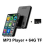 KEBIDUMEI MP3 Player with 2.0" Touch Screen Bluetooth Walkman for Music Player Support Photo Radio Alarm Video E-book Recorder